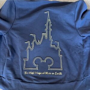NWOT Disney World Blue Women’s Jacket Magic Kingdom Hoodie